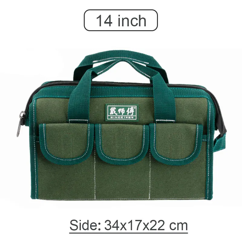 tool box chest Portable Toolkit Crossbody Tool Bag Large Capacity Canvas Bag Multi-function Repair Installation Tool Handbag Storage Package tool bag with wheels Tool Storage Items