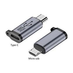 Versatile Multi-Type USB Connector Adapter (1X Type-C To Micro)