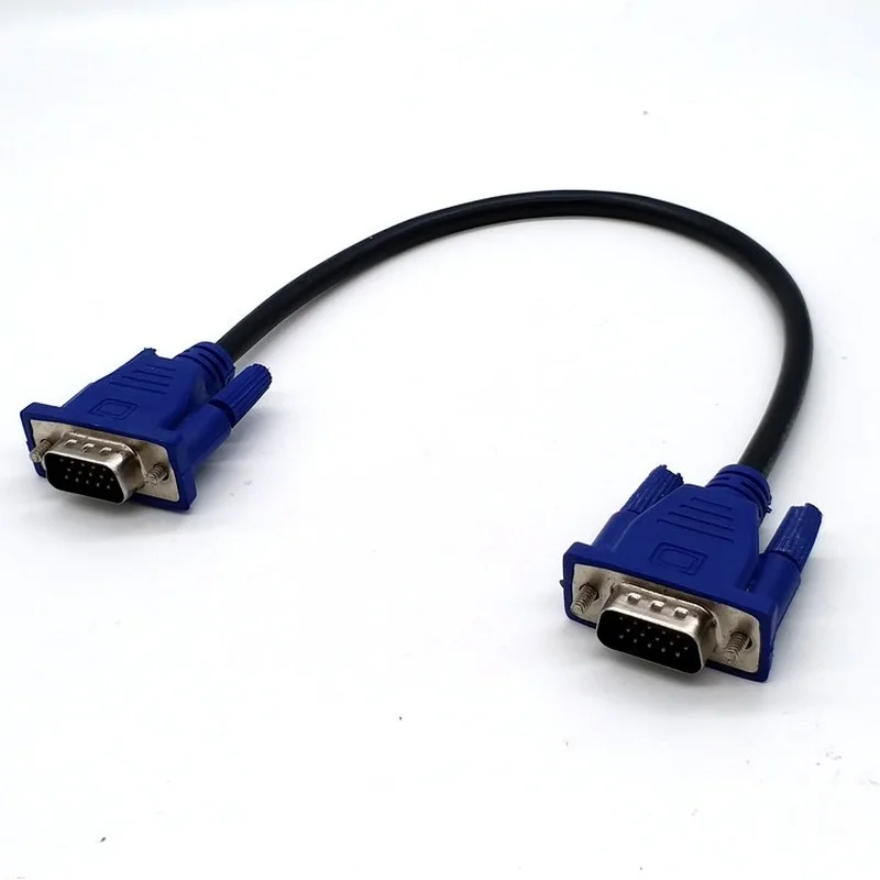 VGA Extension Cable HD 15 Pin Male To Male VGA Cables Cord Wire Line