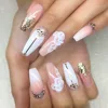 10g/bottle Acrylic Nail Powder Clear/Pink/White Crystal Polymer Powder for Nail Extension/Carving Manicure Nail Accessories 6