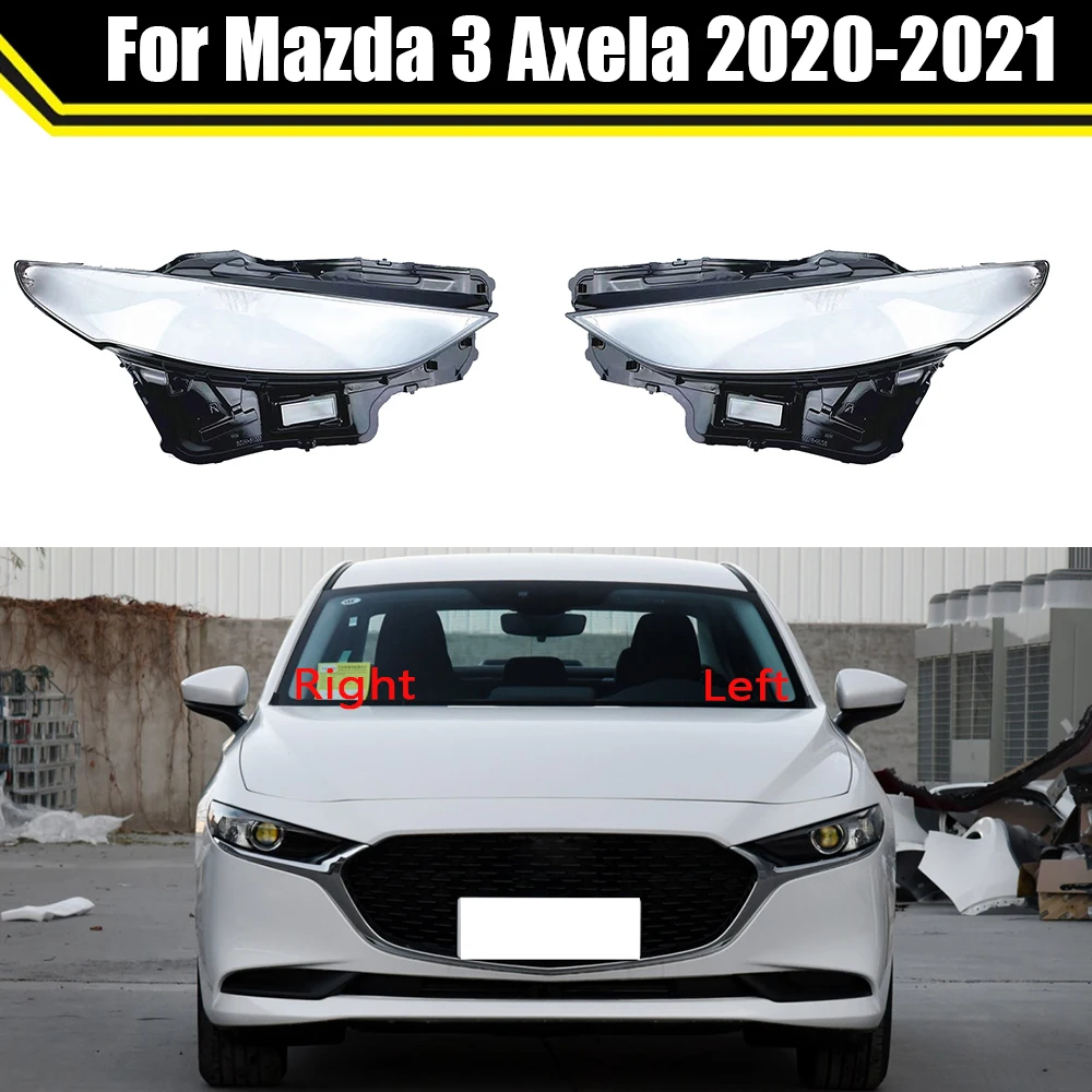 Transparent Light Case For Mazda 3 Axela 2020 2021 Car Front Headlight