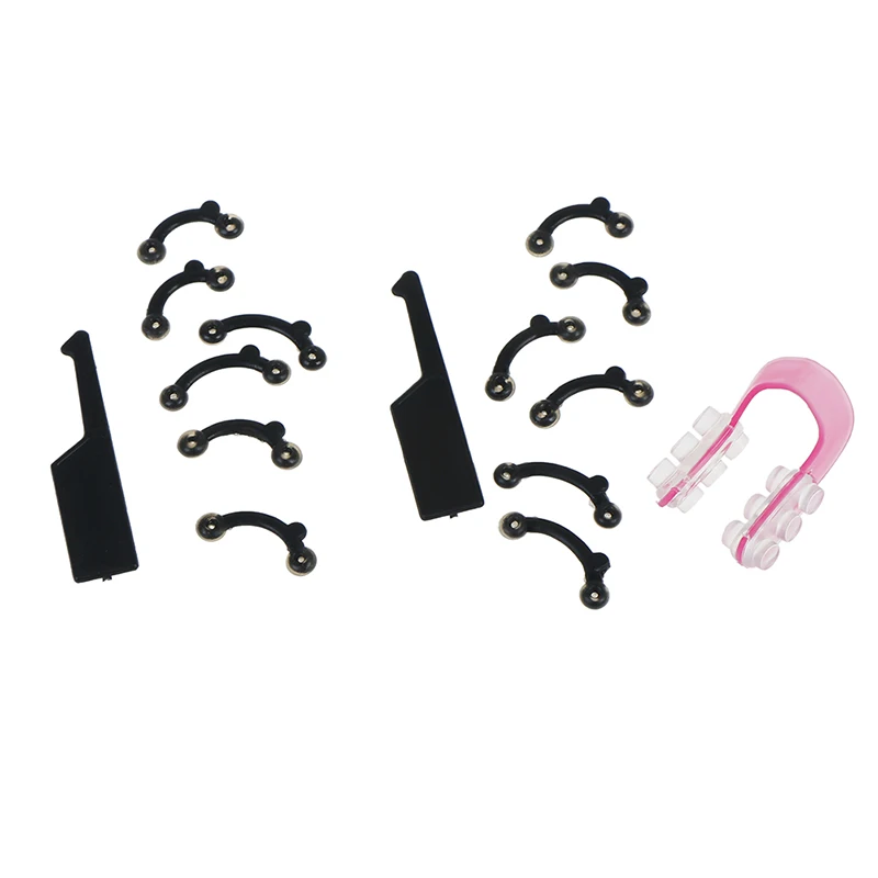 6Pcs/Set Beauty Nose Up Lifting Bridge Shaper Massage Tool No Pain Nose Shaping Clip Clipper Women Girl Massager 3 Size 2