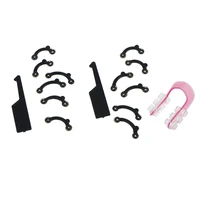 6Pcs/Set Beauty Nose Up Lifting Bridge Shaper Massage Tool No Pain Nose Shaping Clip Clipper Women Girl Massager 3 Size 2