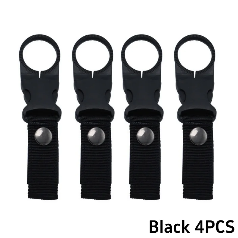 4 Nylon Flaschenhalter Clips - Multifunktionshaken Für Camping, Wandern, Outdoor