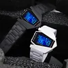 YIKAZE Creative Digital Watches for Kids Luminous Wateproof Silicone Strap Sports Watch Multifunction Alarm Clock Sports Watch 3