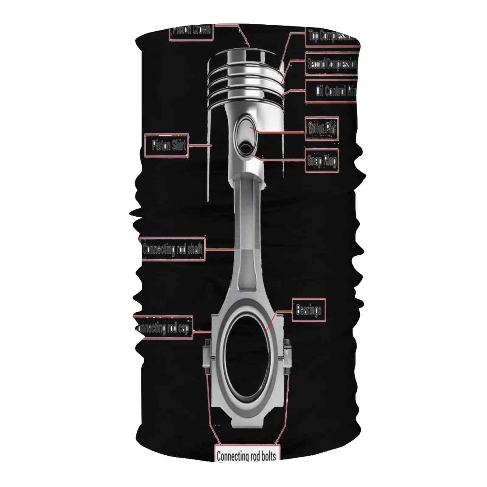 Piston Anatomy Mechanic Car Garage Men's Bandana Masks Neck Warmer Balaclava Woman Headband Winter Scarf Cycling |