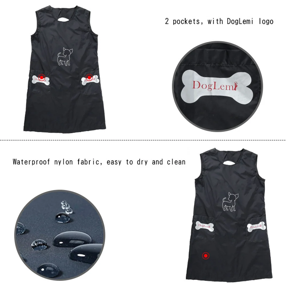 

Pet Cosmetologist Uniform Salon Beautician Clothes Shop Bath While Jacket Decor Work