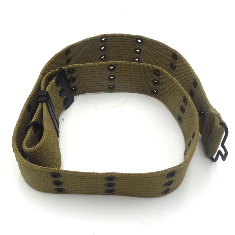 WWII WW2 US AMRY USMC M36/M1936 WEBBING EQUIPMENT COTTON PISTOL BELT