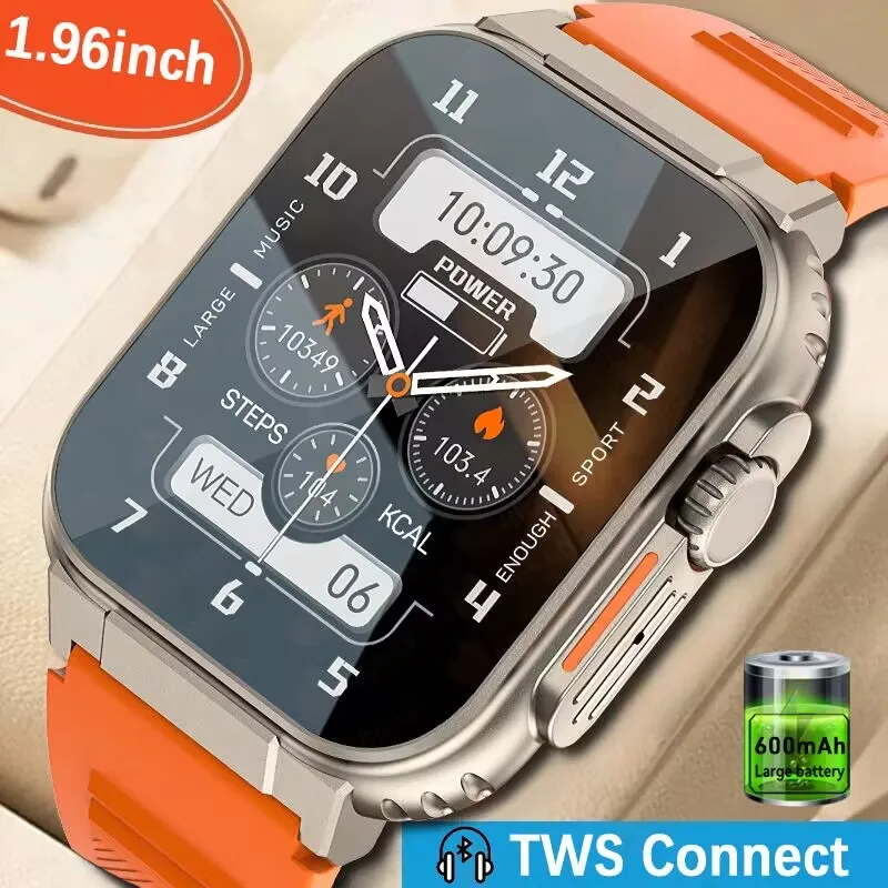 

New Smart Watch Ultra Series 8 Watch 8 Bluetooth Call Smartwatch Men Women 2023 Lucal Music 1.96 Inch HD Screen 600Mah Battery