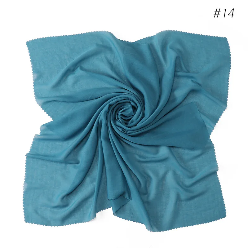 Plain Duck Egg Blue Scarf Square Scarf Tudung Duck Plain