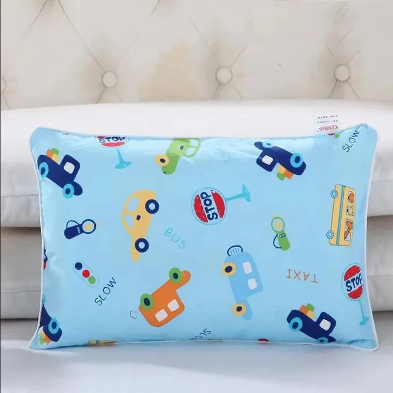 Four Season Universal Child Pillow Cartoon Style Cotton Baby Comfortable Pillowcase Kindergarten Student High Quality Pillowcase 4