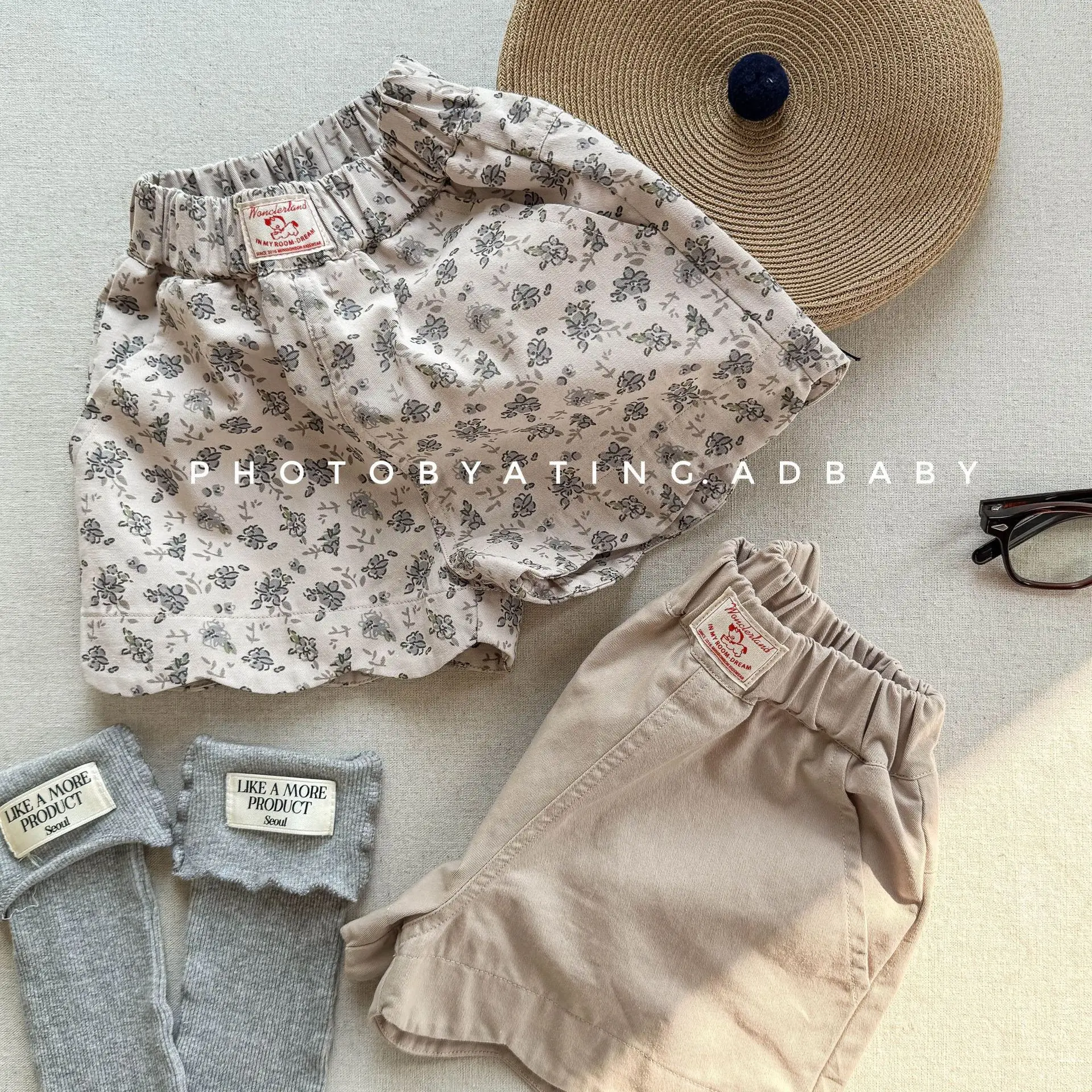 deer jonmi New Summer Toddlers Girls Casual Shorts Printed Korean Style Baby Kids Chic Shorts Children Clothes