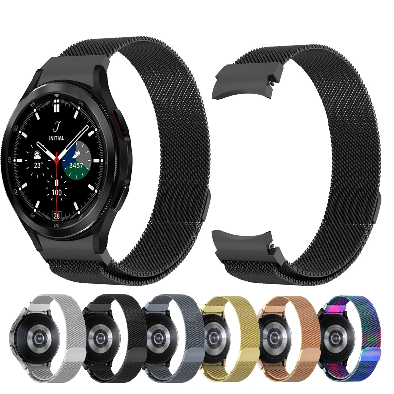 No Gaps Strap for Samsung Galaxy Watch 4 44mm 40mm Curved End