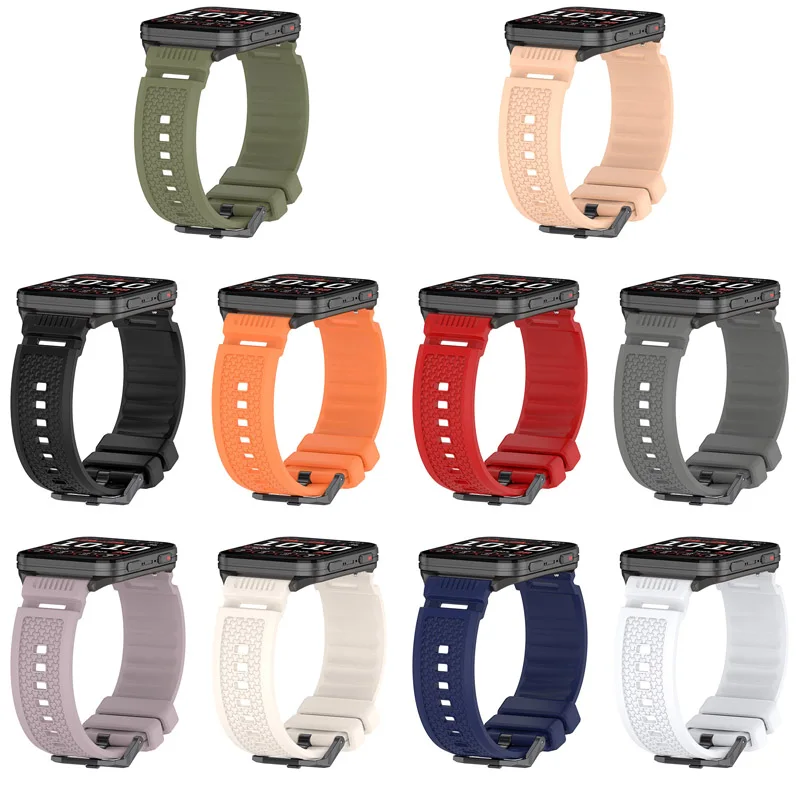 Silicone Wristband Strap for Smartwatches - Replacement Bracelet Accessories