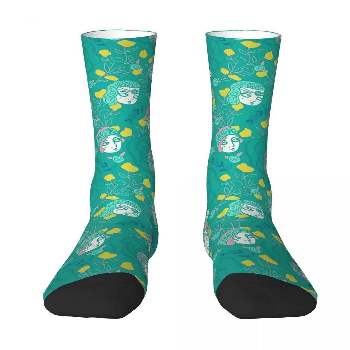 

Folksy Flappers Adult Socks,Unisex socks,men Socks women Socks