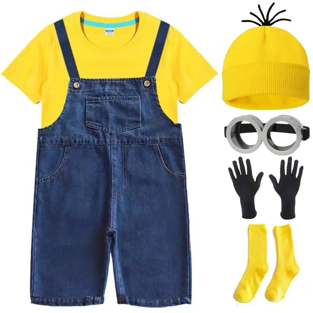 Disfraz Cosplay Kids Costume Disguise Jumpsuit Beanie Gloves