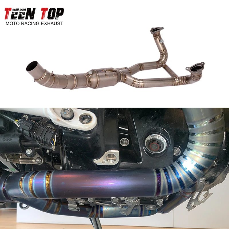 Titamium Alloy Motorcycle Exhaust Muffler For BMW R1250GS ADV RT RS R Exhaust Header 2019 Exhaust Systems Silencieux Moto Elbow - Image 3