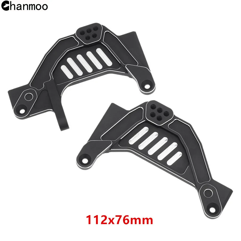 

Chanmoo 1/6 RC Universal Metal Front Rear Shock Absorber Bracket Mount For 1:6 RC Crawler Car Axail SCX6 (2Pcs)