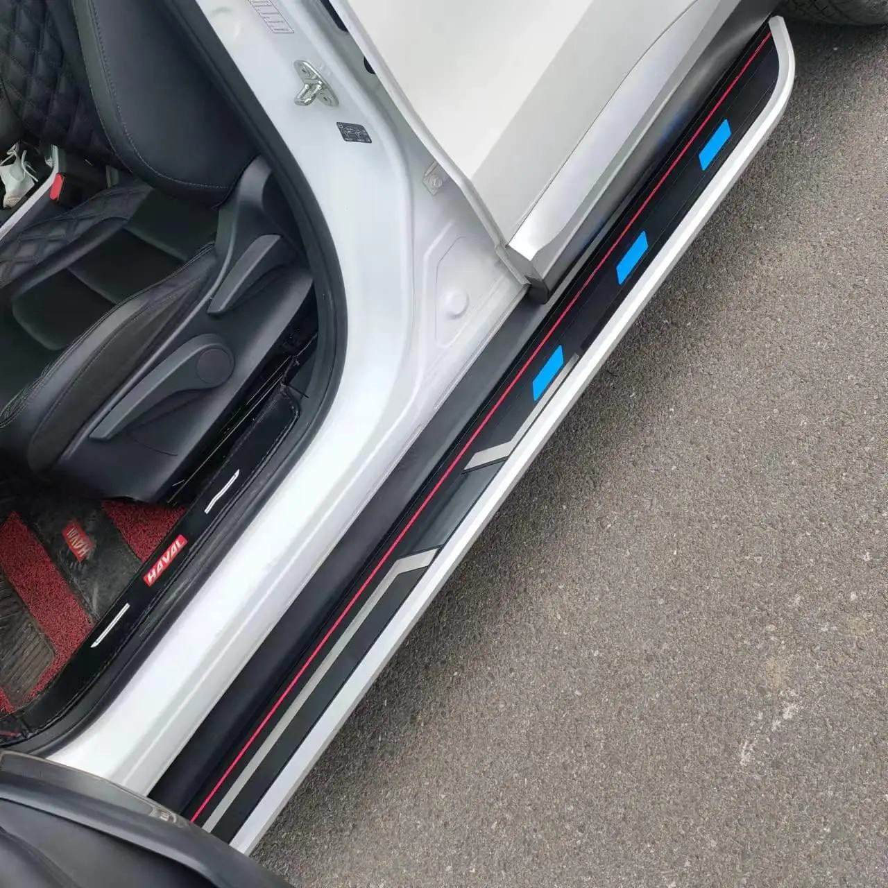 BMW X4 G02 2019-2023 2024 고정 사이드 스텝 러닝 보드, 너프 바 페달, 2 개