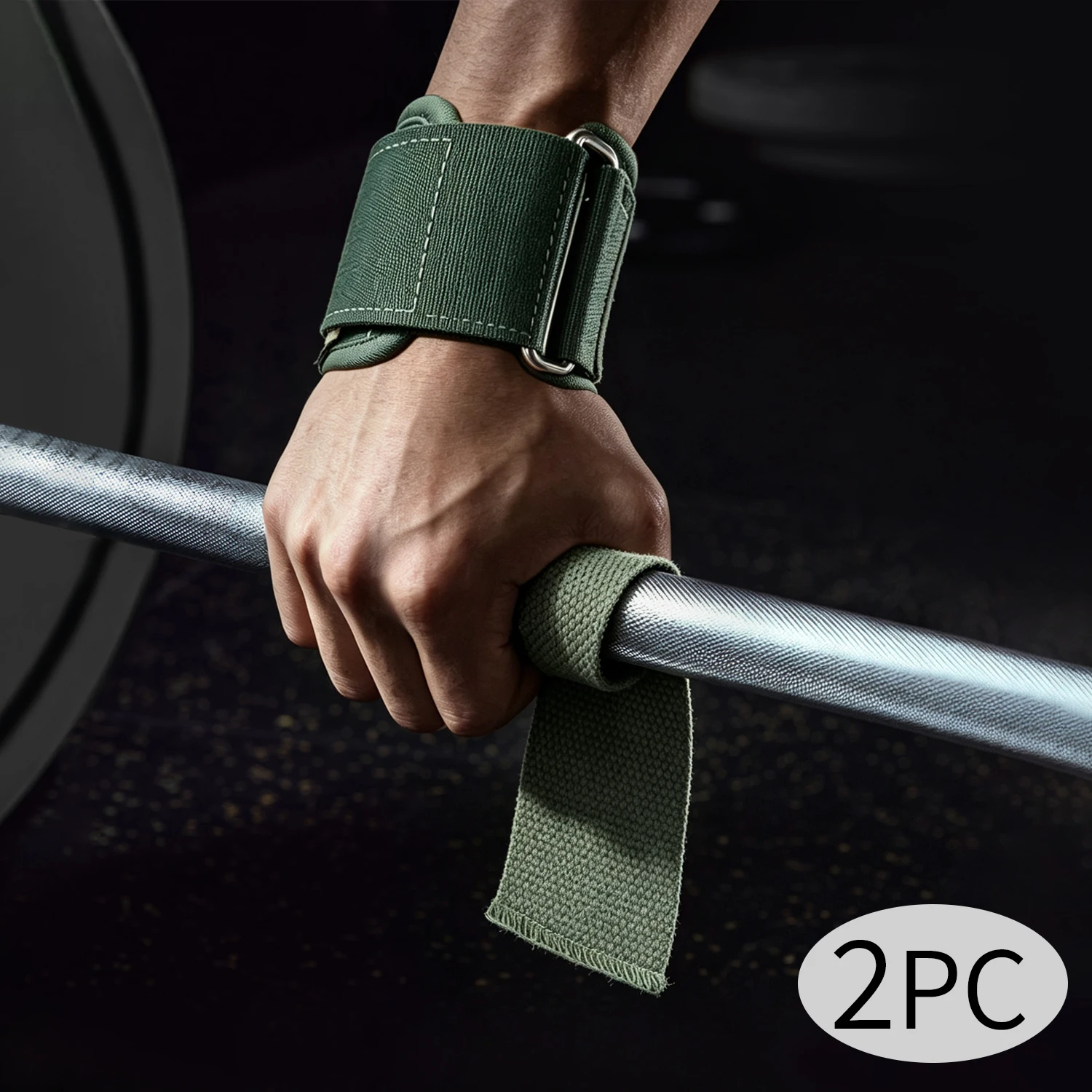 Enhanced Grip Weightlifting Wrist Straps