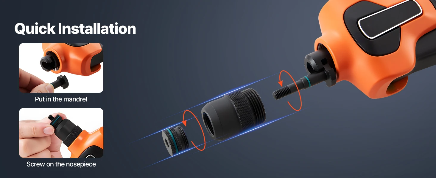 quick mandrel change