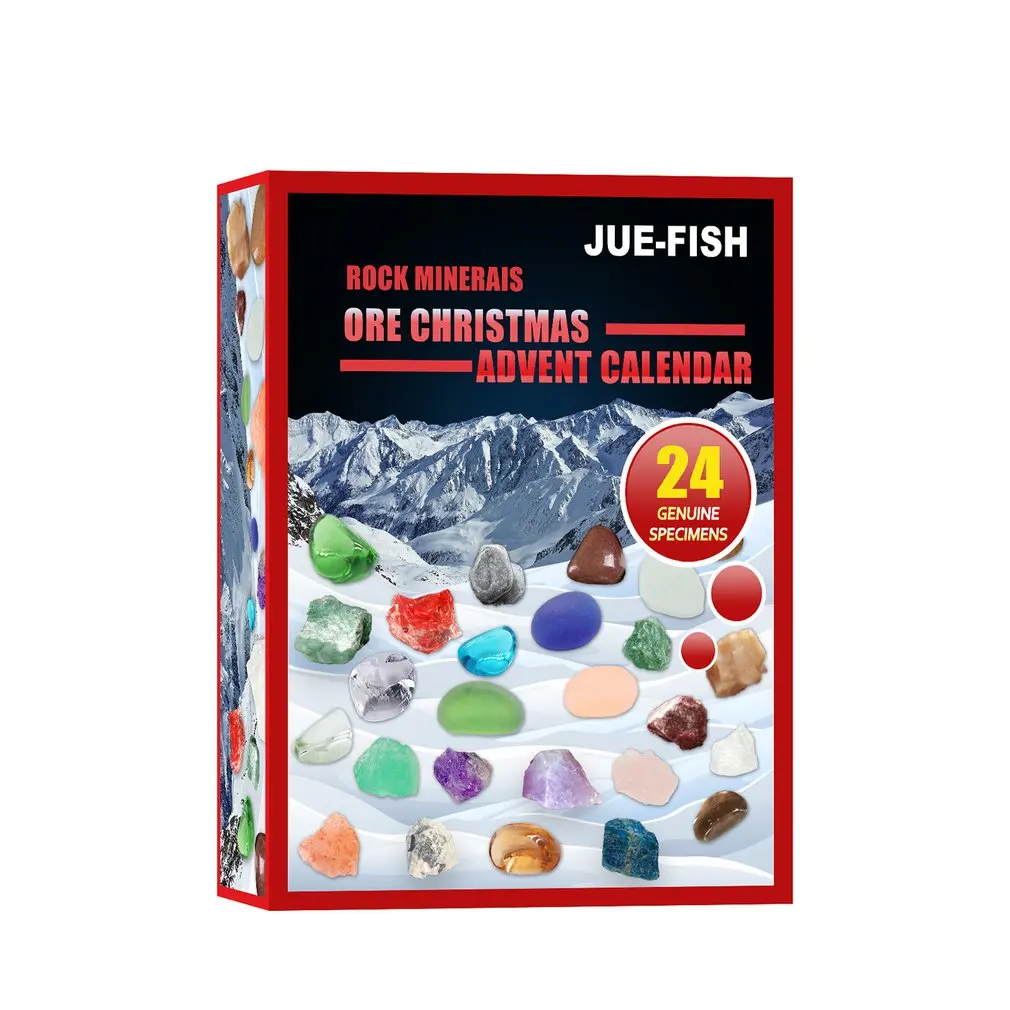 Ore Blind Box Crystal Advent Calendar Christmas Gift Countdown Toy For Children Adults Party Gifts |