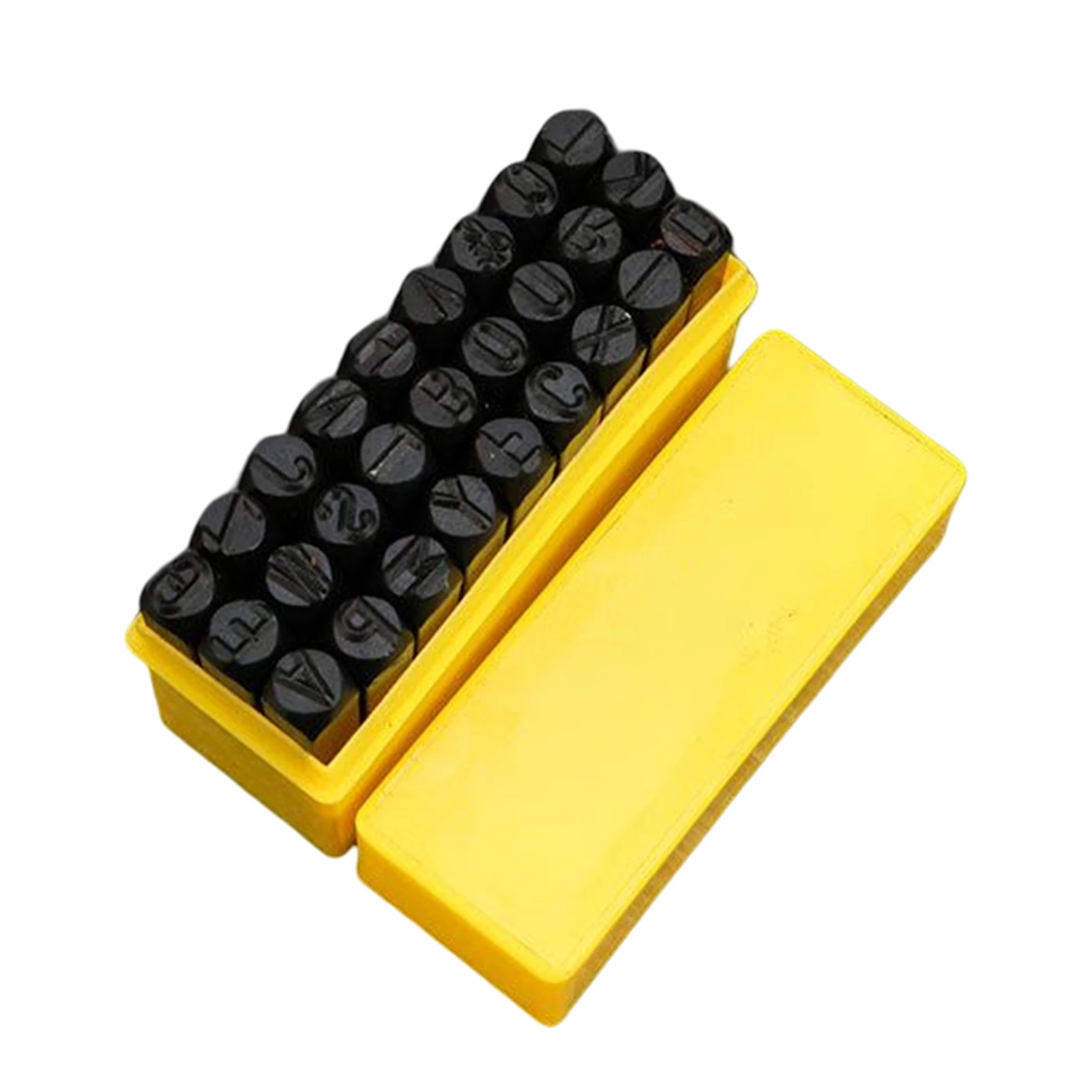 Steel Die Metal Stamping Kit Punch Tool With Vehicle Identification Tag Information Date Plate Number Letter Alphabet 3-8MM metal stamping tool