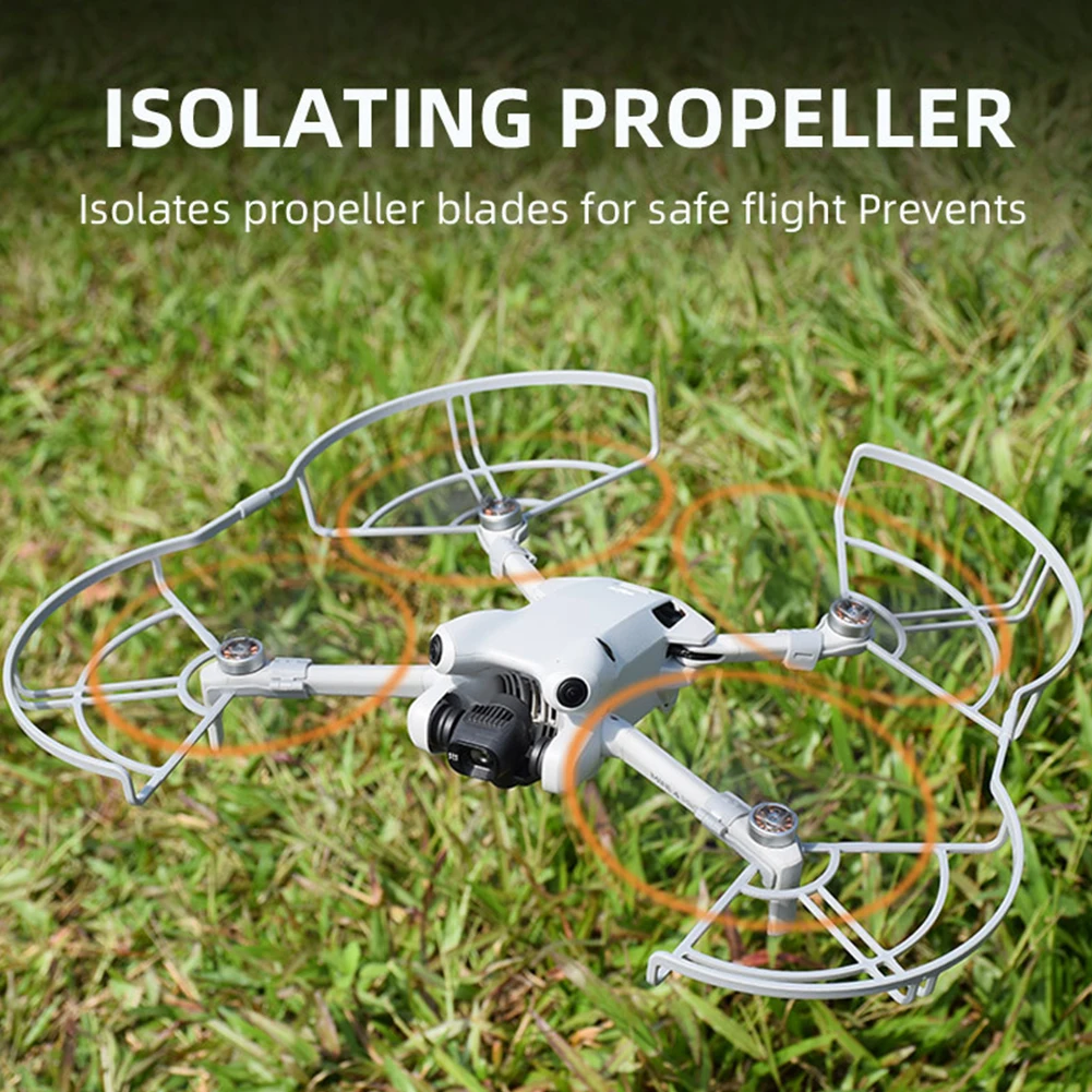 Quick-Release Propeller Guards Removable Propellers Protector Ring Lightweight Drone Accessory for DJI Mini 4 Pro