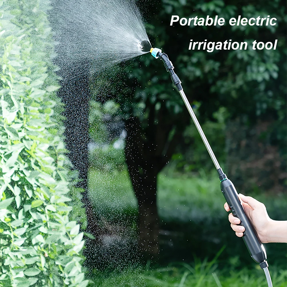 Description Picture 5 of itemElectric Plant Sprayer with 2-8m Pipes Garden Watering Spray Gun with 2/4 Nozzles USB Rechargeable Telescopic Irrigation Tools