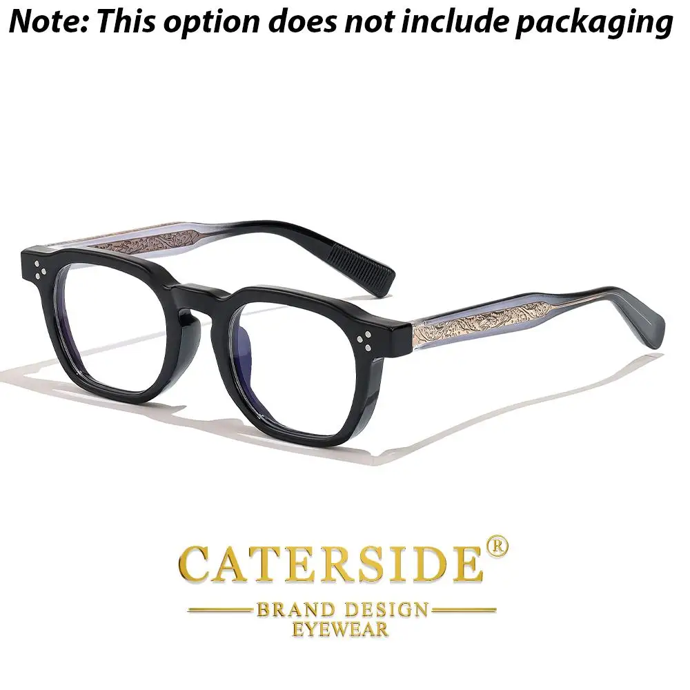 CATERSIDE Classics Gläser Männer TR90 Quadratischen Rahmen Anti Blau Licht Brillen Frauen Computer Optische Linsen Brillen – Detail 8