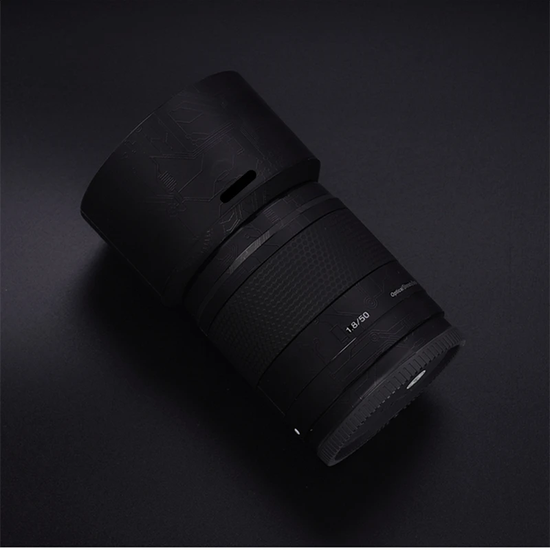 para Sony e 50 mm F1.8 Oss Lente Adesivo e 50 F1.8 Lente Decalque Pele Sel50f18 Lente Premium Película Capa Envoltório Adesivo