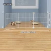 Pet Kitten Fence Encrypted Grids Free Splicing Cat Cage Rabbit Squirrel Small Pet Cage Puppy Cage Anti-Escape Grids Net Guinea Pig Fence Gate Fence 2