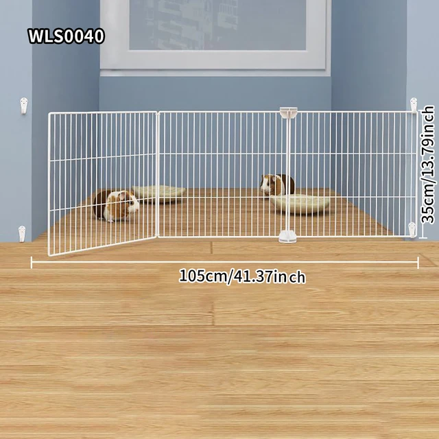Pet Kitten Fence Encrypted Grids Free Splicing Cat Cage Rabbit Squirrel Small Pet Cage Puppy Cage Anti-Escape Grids Net Guinea Pig Fence Gate Fence 2