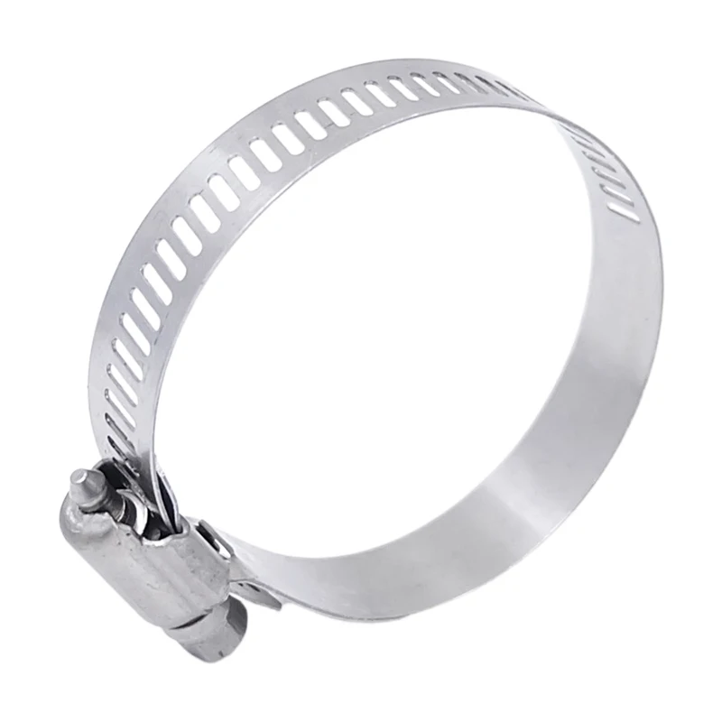 Hose Clamps 3/10pcs Hose Clips Pipe Clamps 6mm-600mm Stainless Steel Hoop Clamp Automotive Pipes Clip Fixed Tool