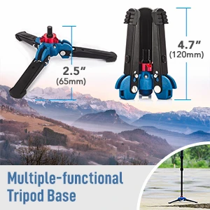 Monopiede Per Fotocamera Moman MA65 | Leggero E Regolabile (50-165cm) | Supporto Fino A 10kg | Per DSLR E Video - Foto 12