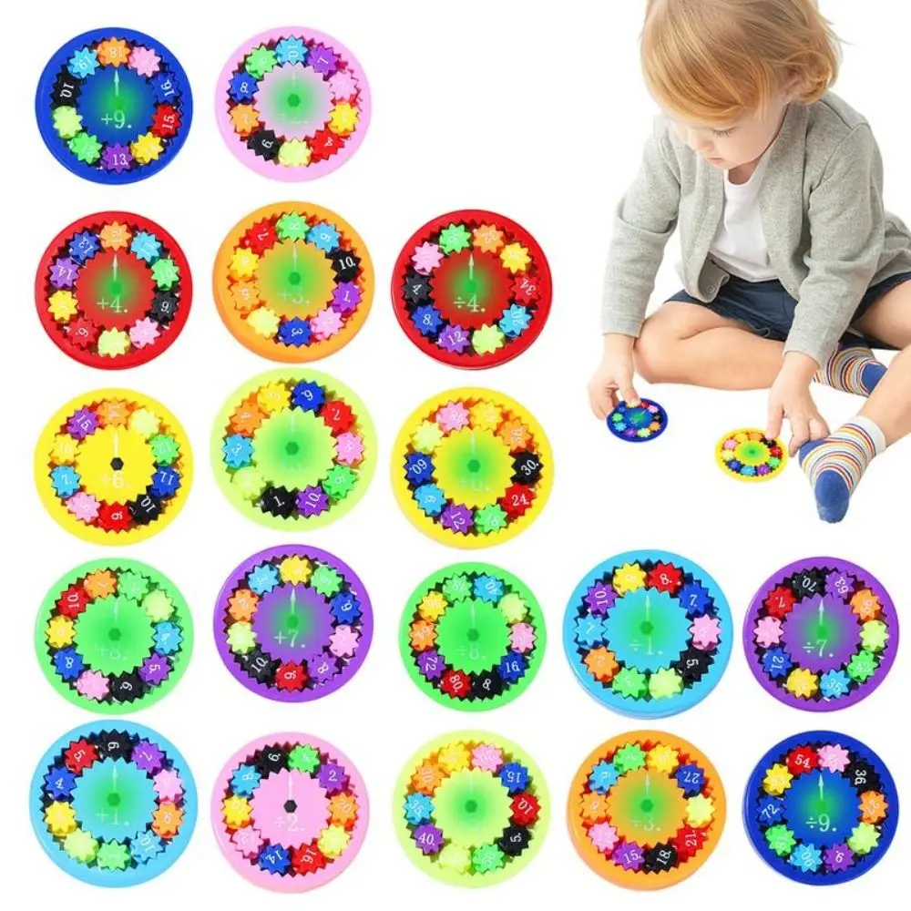 9/18PCS Educational Math Fidget Spinners Facts Spinners Intelligence Development Learning Math Fidget Toy Luminous