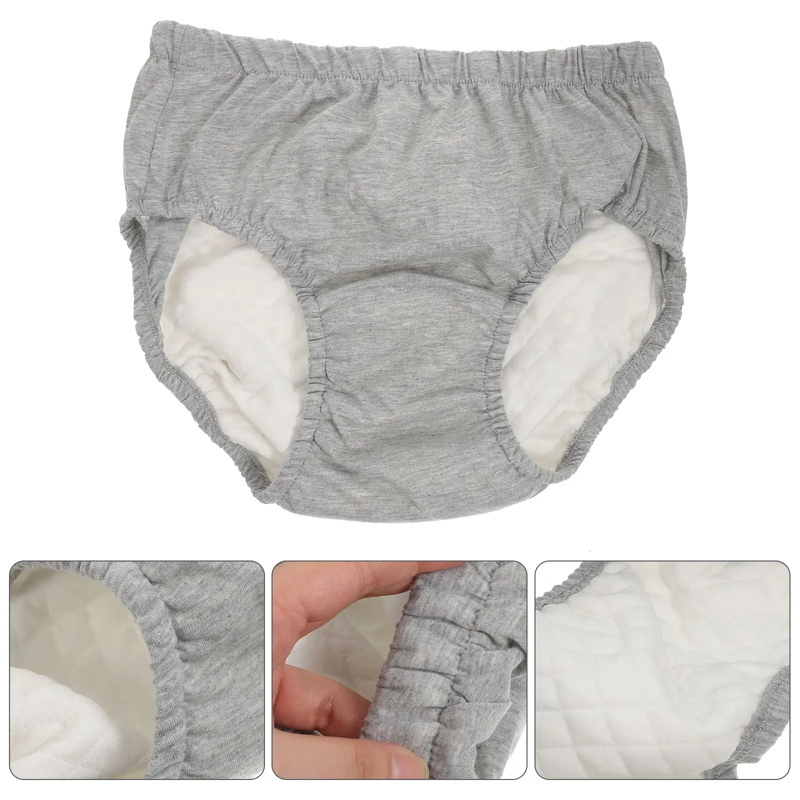 Reusable Diapers 1pc Solid Color Iaper For Adults Washable Reusable Diaper Care Pants Leak-Proof Pants Waterproof Eldly Diaper Cover