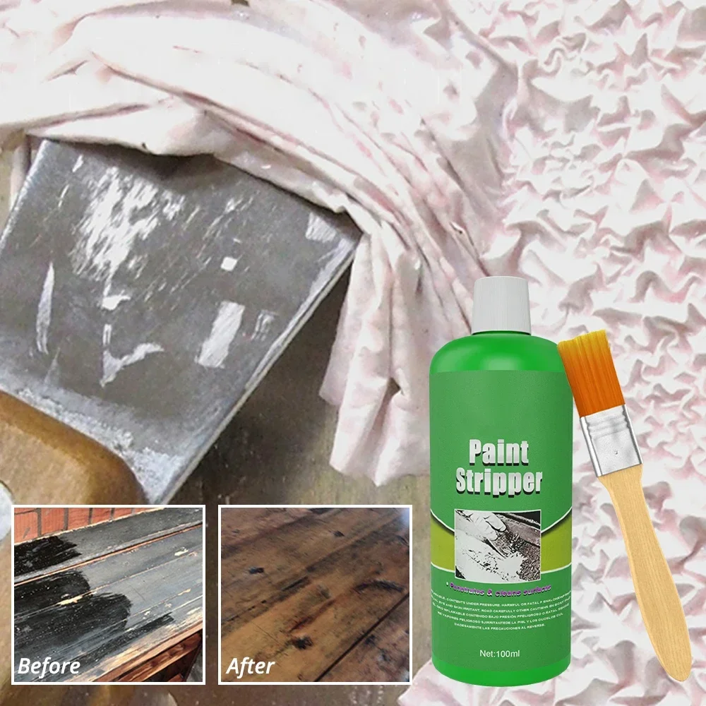 Auto Wheel Seamless Cleaning Scrape Paint Remover 100ml for Stripping Metal Surface Effective Care Efficient Treatment Wash Tool car scratch remover car cleaning agent