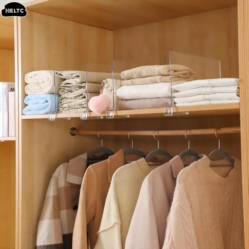 Acrylic Dividers Shelf Divider For Closets Organizers With Wooden Shelves Shelf Dividers Closet Purses Separators Shelf Divider - 5