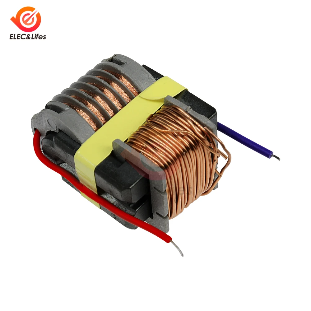 5Pcs 15KV High Frequency Voltage Inverter Voltage Coil Arc Generator Step up Boost Converter Power Transformer