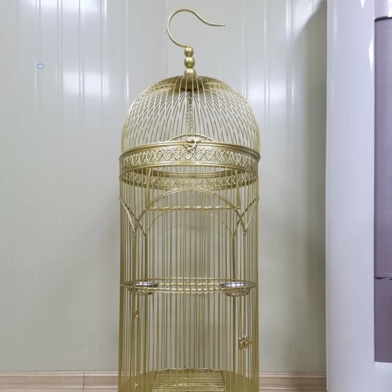 

Железная птичья клетка, птичья клетка для попугаев, высококлассная птичья клетка для улицы, птичья клетка, вилла