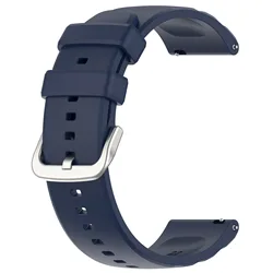Soft Silicone Watch Band Strap | Enhanced Comfort & Style for Smartwatches (Dark blue)