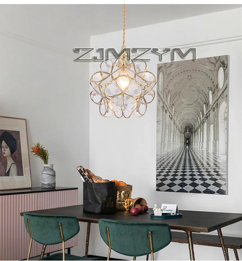 Description Picture 5 of itemNordic Modern Crystal Glass Pendant Light   Living Dining Room Ceiling Chandelier Bedroom Home Lighting Hanging Lamp