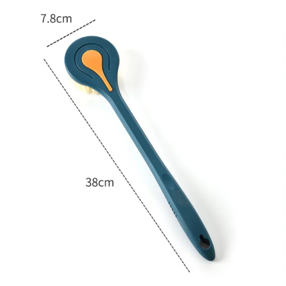 Long Handle Bath Brush Exfoliating ScrubberBody Scrub Back Massage Brush Shower Brush Sponge Exfoliator Cleaning Bathing Tools 6