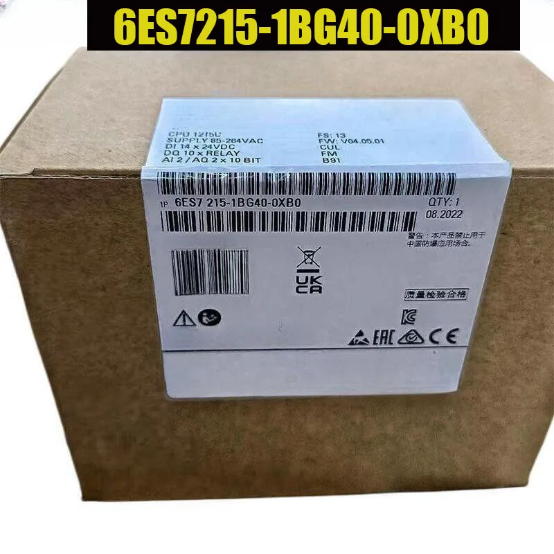 Nuovo S7-1200 Cpu 6Es7215-1Bg40-0Xb0 6 Es7 Modulo Ingressi Muslimex Cpu Compatta