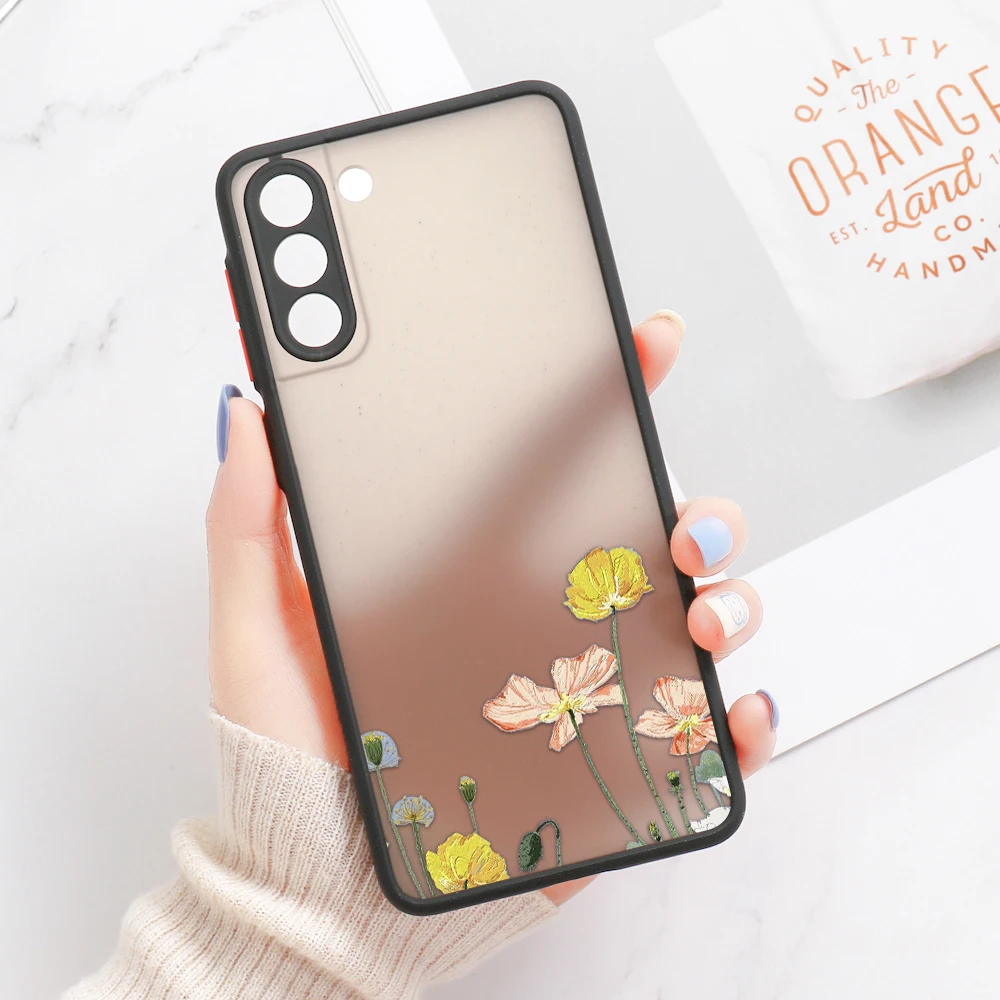 thumbnail image 1 of For Samsung S24 S22 Ultra Case Cover Samsung Galaxy S23 Ultra S 22 S21 S20 FE S10 Note 20 10 Plus S8 Lavender Flowers Clear Case, 1 of 5