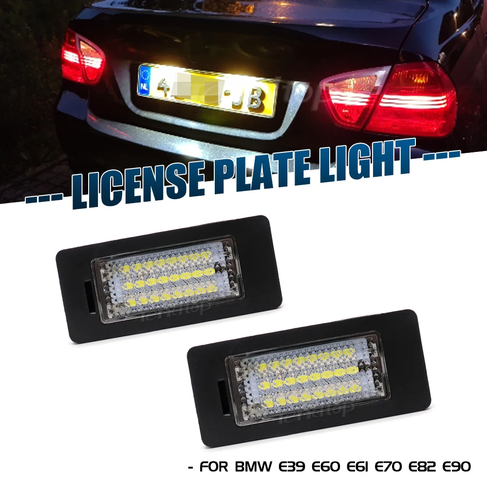 Ed Number License Plate Light For Bmw 5 Series E60 E39 E61 E70 E71 E72 E82  E84 E88 E90 E91 E92 E93 Canbus License Plate Lights - Signal Lamp -  AliExpress