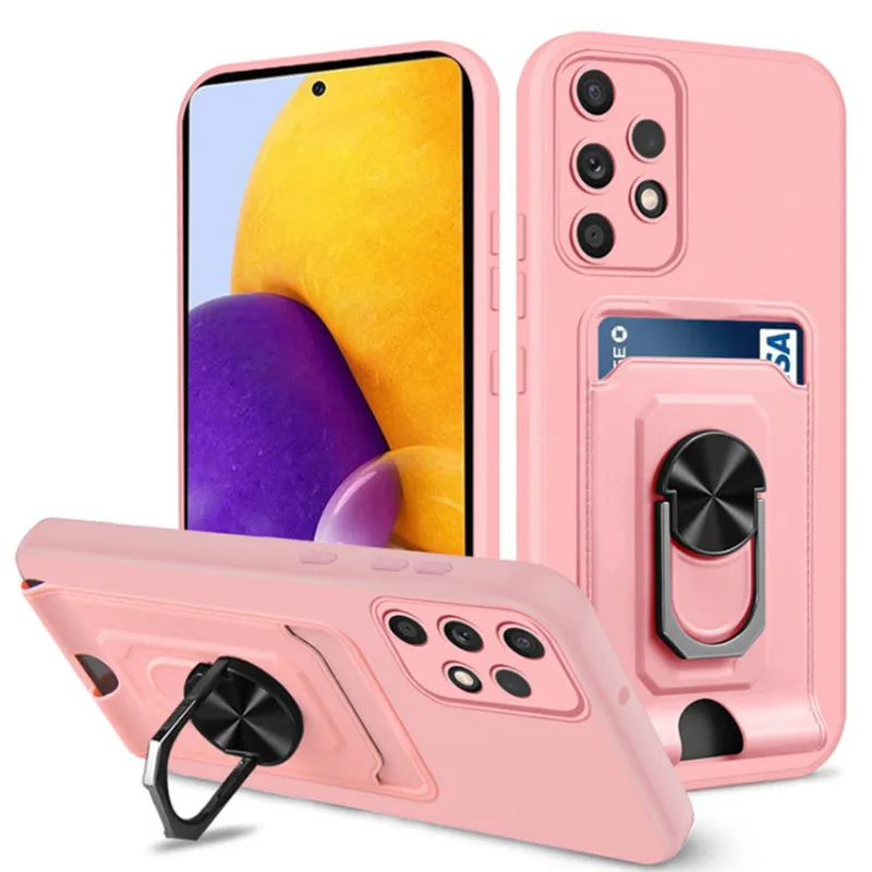 Per Samsung Galaxy A52 5G Custodia Supporto Magnetico Slot Per Schede Staffa Cover Per Samsung A52 A72 A 72 52 S A52S Sm-A525F/Ds Armor Case