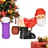 Bubble Machine for Kids Light Up Automatic Santa Shape Bubble Blower with Sound Funny Battery Powered Bubble Maker for Kids 3