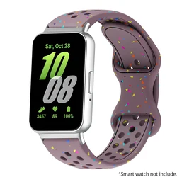 Enhanced Silicone Sports Wristband - Replacement Strap - Galaxy Fit3 (SSmokePu)